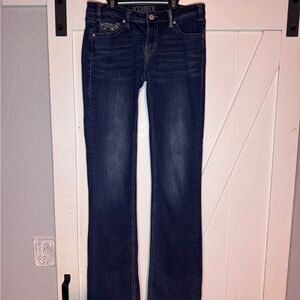 Rock and Roll Denim Women's Classic Blue Boot Cut Jeans